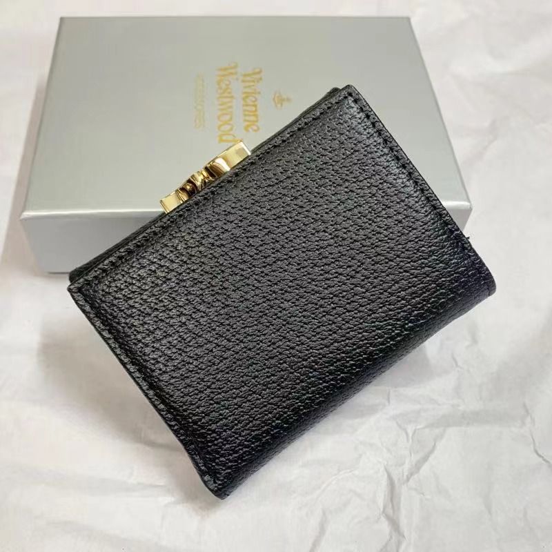 未使用 Vivienne Westwood 三つ折り財布 ブラック ヴィヴィアンウエストウッド 財布✨箱付き 並行輸入品