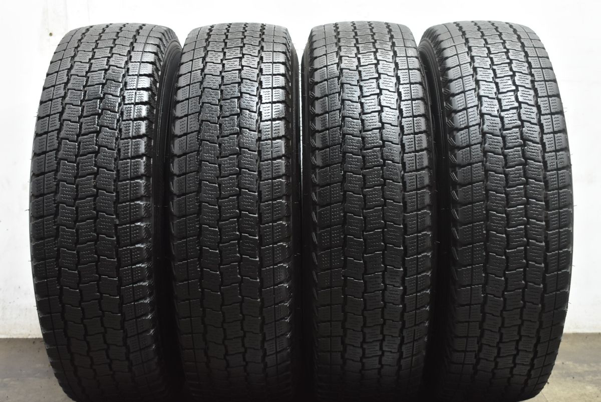 程度良好品】BISON 15in 6J +33 PCD139.7 グッドイヤー アイス