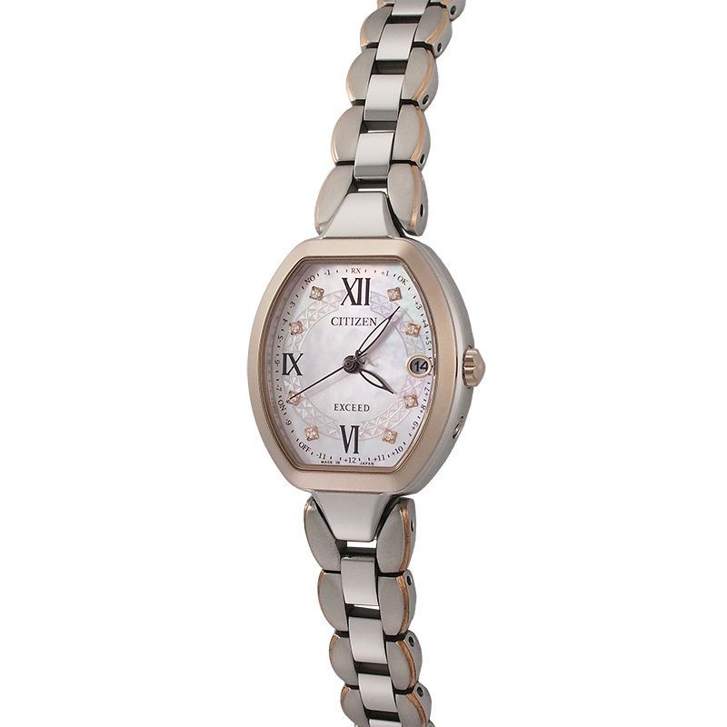 シチズン CITIZEN エクシード ES9484-55W 電波時計