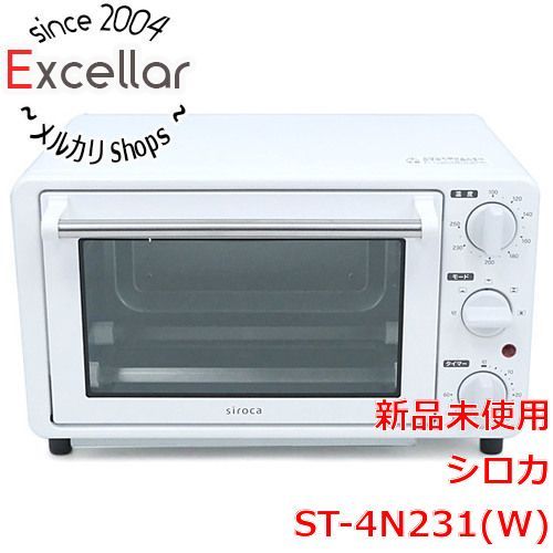 bn:0] 【新品(開封のみ)】 siroca ノンフライオーブン ST-4N231(W 