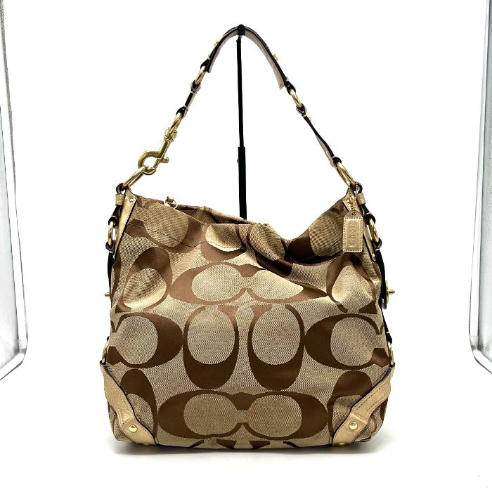 COACH コーチ ワンショルダーバッグ シグネチャー ターンロック 10983 
