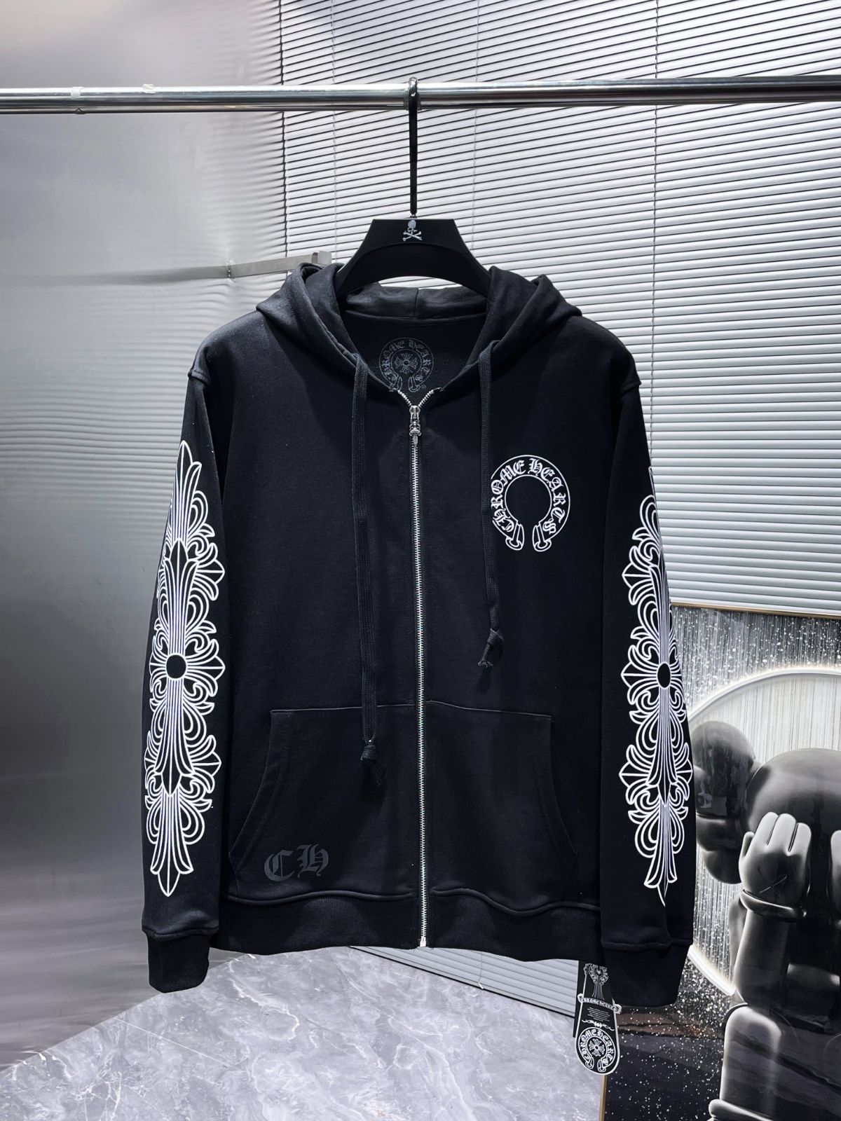 Chrome Hearts クロムハーツ ジップ パーカー  XL サイズ男女兼用