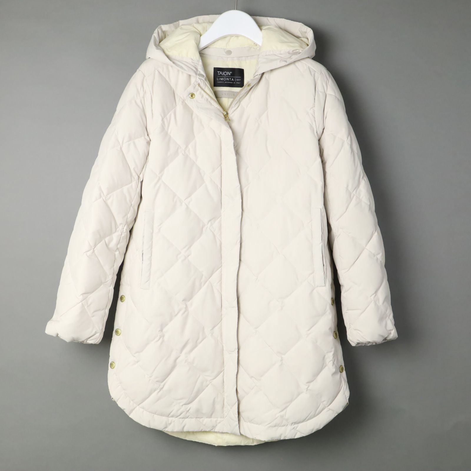 新品 UNFILO アンフィ―ロ TAION 2WAY キルティング ダウン ロング 