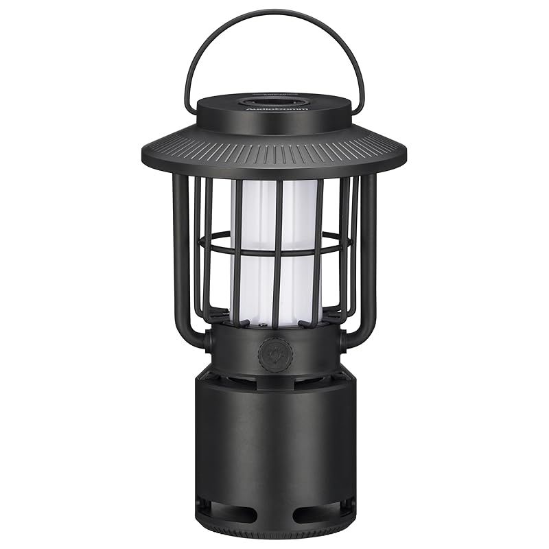 オーム OHM オーム電機 AudioComm ランタンスピーカー LEDランタン ワイヤレススピーカー ランタン一体型 充電式 防水 アウトドア Bluetooth5.3 充電式 ASP-W280N 03-2324 0