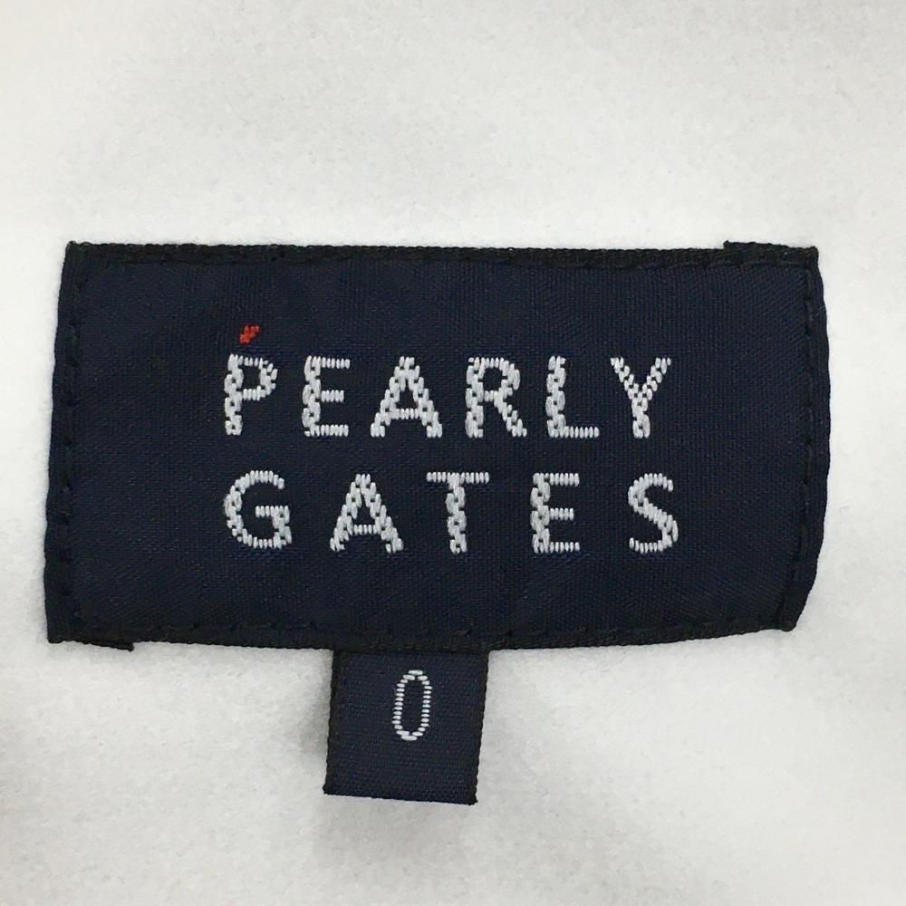 【新品タグ付き】パーリーゲイツ 2023年 ゴルフスカート 刺繍 ボーダー 0 新品】パーリーゲイツ スカート 白×ネイビー ボーダー柄 ポケットロゴ