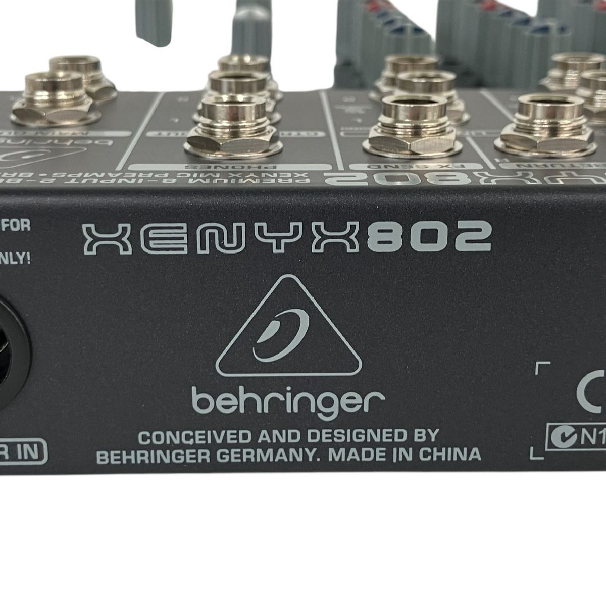 behringer XENYX 802 アナログミキサー コンパクトミキサー