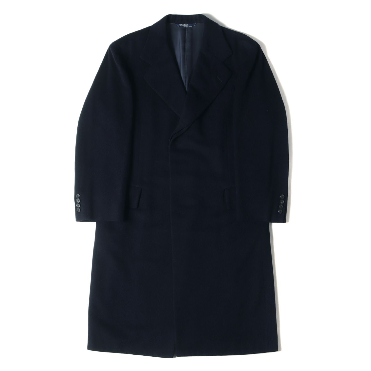 ポロ ラルフローレン チェスターコート ネービー m ポロ ラルフローレン チェスターコート ネービー m