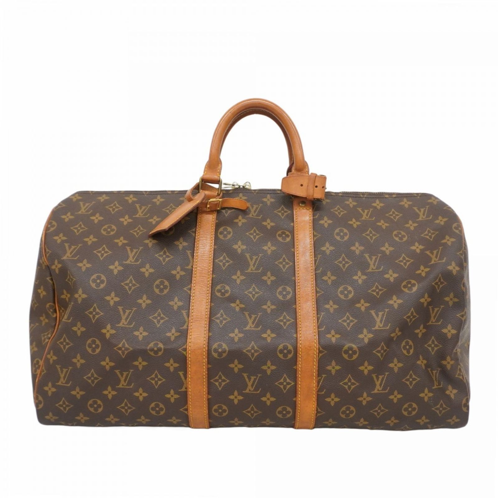 ルイ ヴィトン Louis Vuitton ルイ ヴィトン ボストンバッグ モノグラム キーポル55 M41424 ブラウンメンズ レディース P1480452
