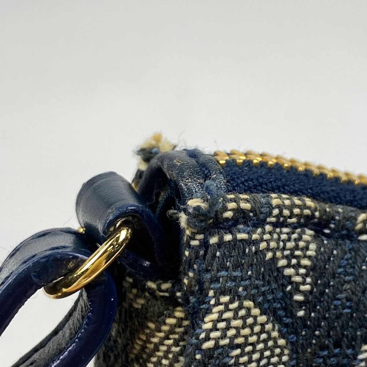 Christian Dior トロッター柄サドルバック ネイビー 【公式通販】