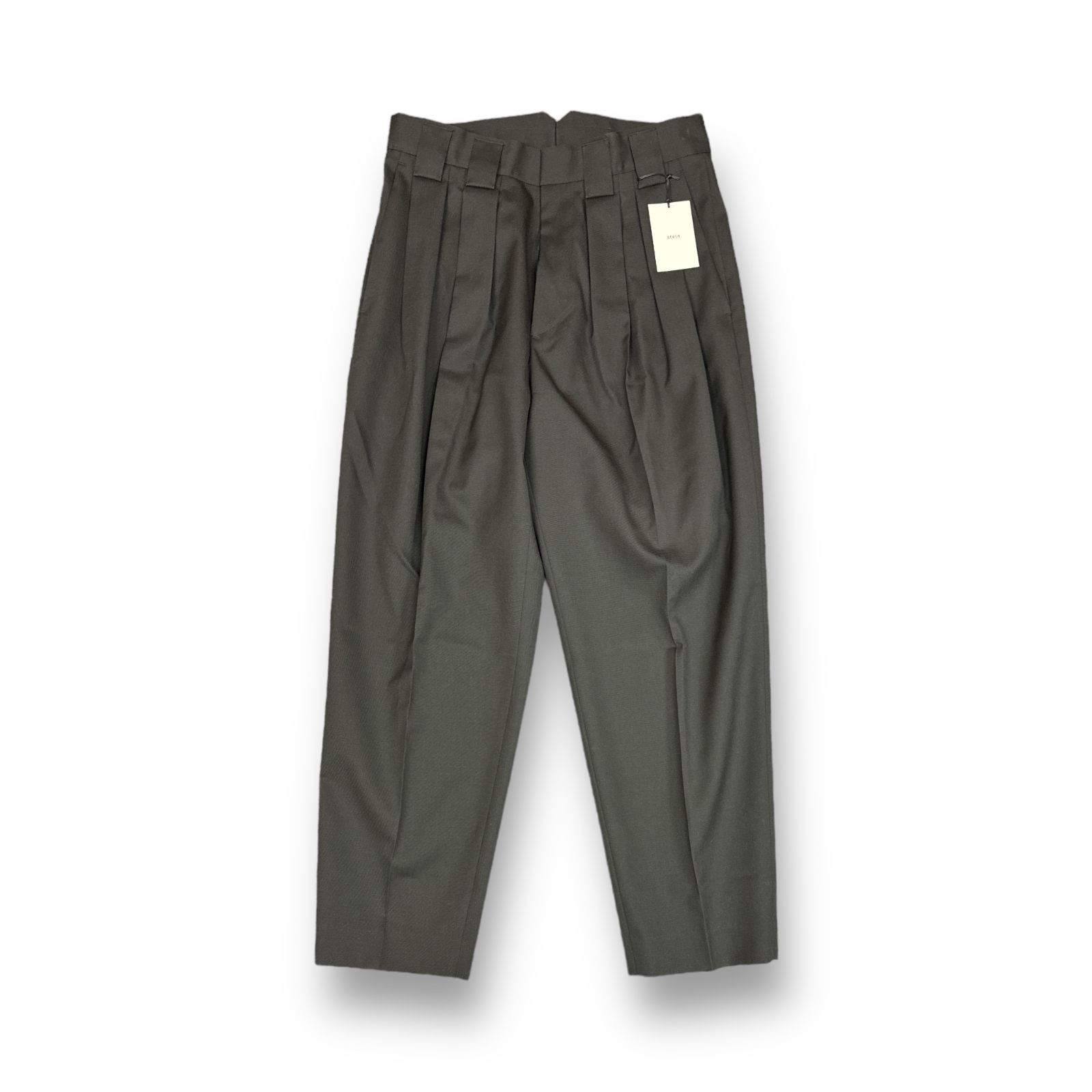 定価41800円 新品 stein DOUBLE WIDE TROUSERS ダブル ワイド トラウザー スラックスパンツ シュタイン ST.499  ダークチャコール M 71884A3 - メルカリ