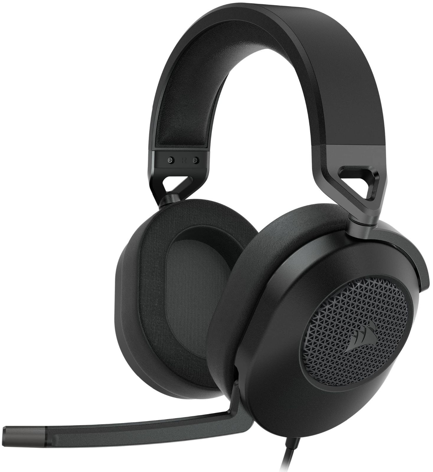 商品CORSAIR HS65 SURROUND コルセア サラウンド 3.5mmコネクタ ゲーミングヘッドセッ トMac|PS5|PS4| Xbox Series|Switch対応 Discord認証 -カーボン- CA-9011270-AP