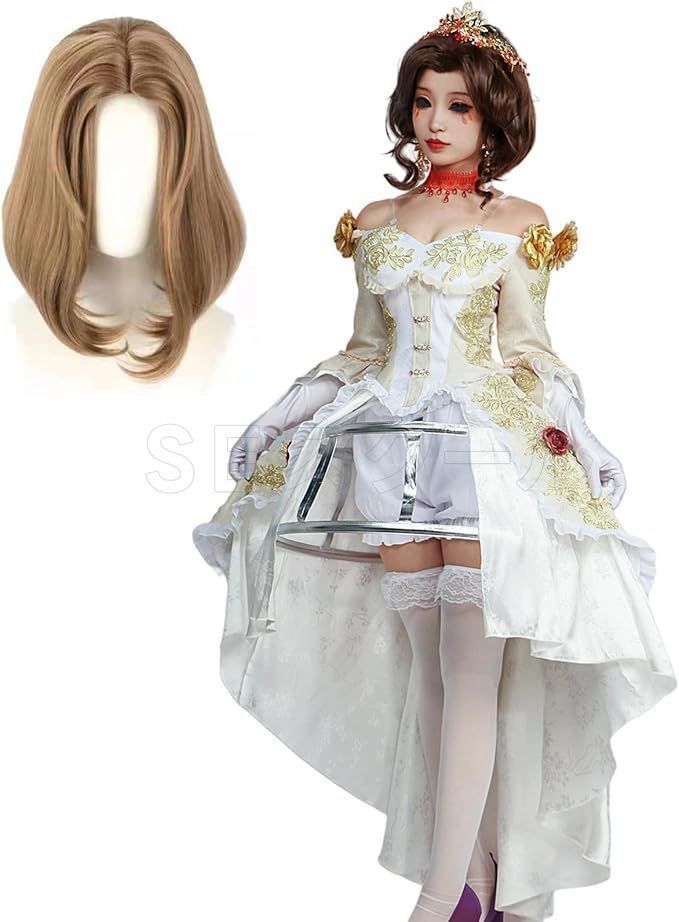 アイデンティティV 第五人格 Identity V コスプレ衣装紅夫人血宴赤宴赤宴 撮影高品質 仮装 ウイッグ付きCosplay 学園祭 舞台公演 文化祭 漫