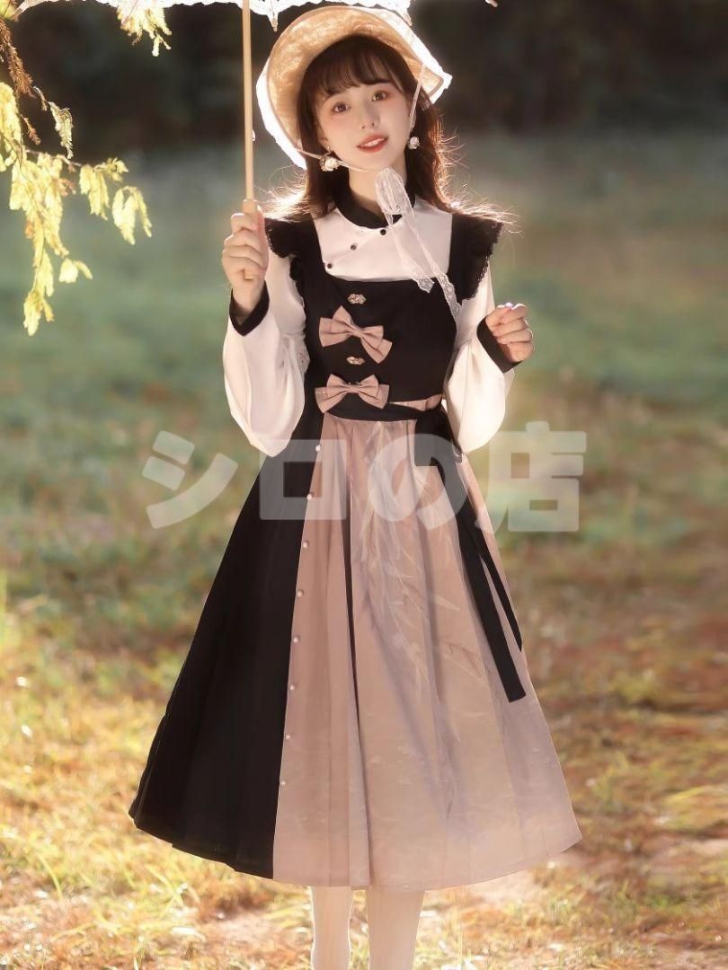 HF-217 豪華刺繍 漢服 かんふく 古風衣装 レトロ風 中華ロリータ コスプレ ワンピース 唐装 仙女服 中華風 美しい刺繍 その他 コスチューム コスプレ ホビー 楽器 アート