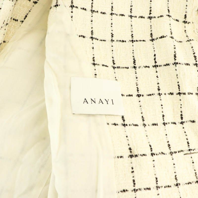 ANAYI ホワイト ツイード ベスト ツイード ジレ |ANAYI OFFICIAL ONLINE STORE | アナイ 公式サイト