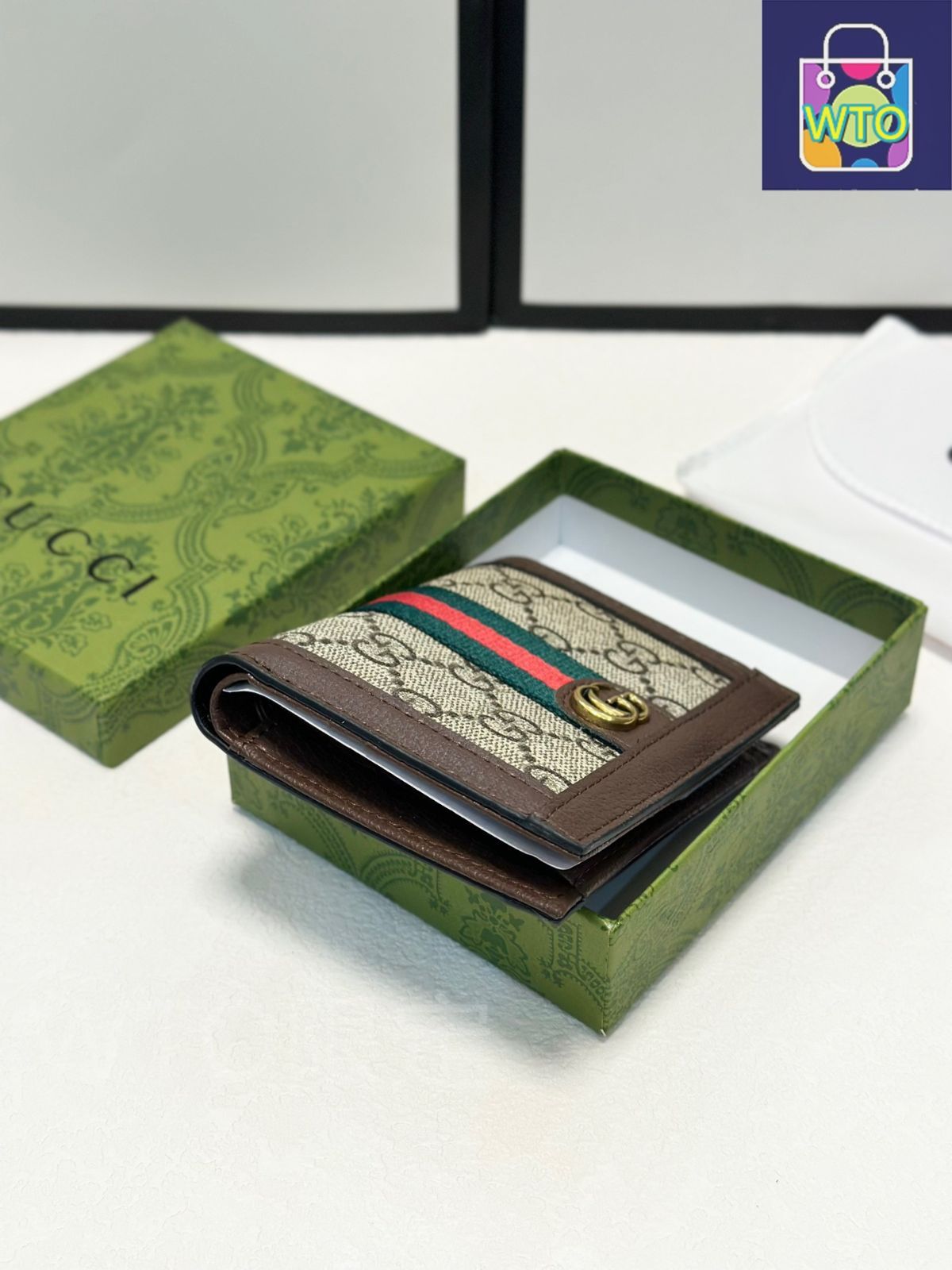 今日特価】Gucci グッチ 最新ウォレット 頭層小牛皮×PVC素材