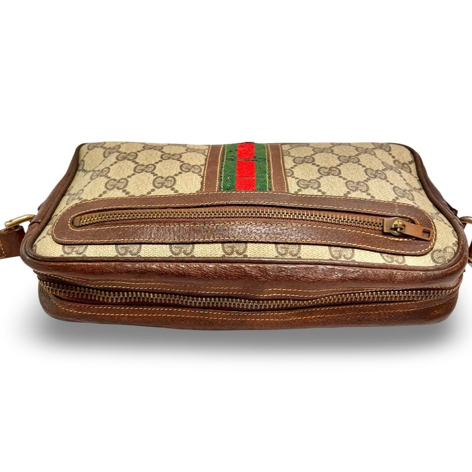 GUCCI オールドグッチ シェリーライン GG ショルダー クロスボディー バッグ ベージュ ブラウン ヴィンテージ 楽天市場】GUCCI オールドグッチ シェリーライン GG ショルダー クロス