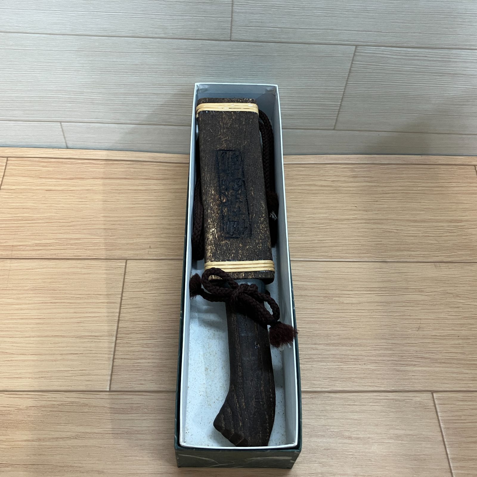 傅古式鈷与利 正百錬 和式ナイフ 木製鞘 狩猟 当時物 レトロ レア 狩猟 