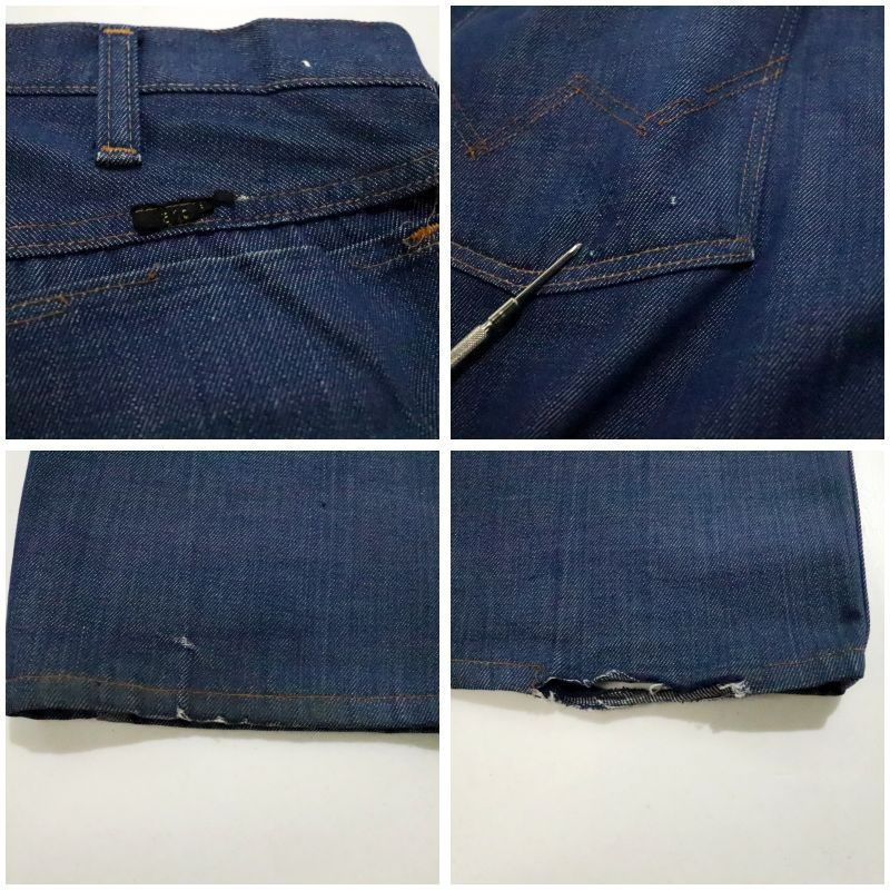 70s USA製 vintage Wrangler ブーツカット コットンポリエステル TALON