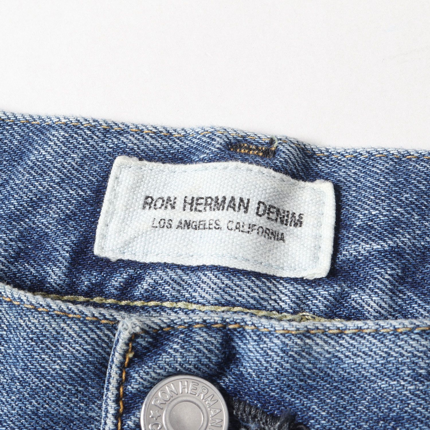 Ron Herman ロンハーマン パンツ サイズ:36 22AW ヴィンテージ 加工 ボタンフライ スリム デニム パンツ Looplus Used  Slim Denim Pants ジーンズ ジーパン インディゴ ボトムズ ズボン ブランド - メルカリ