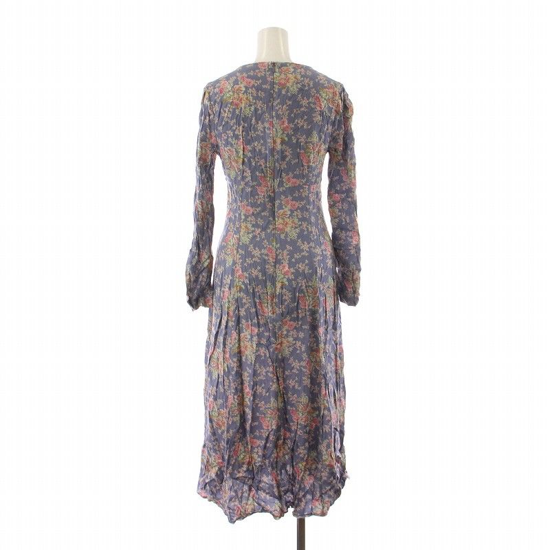 ローラアシュレイ LAURA ASHLEY ワンピース ロング 花柄 長袖