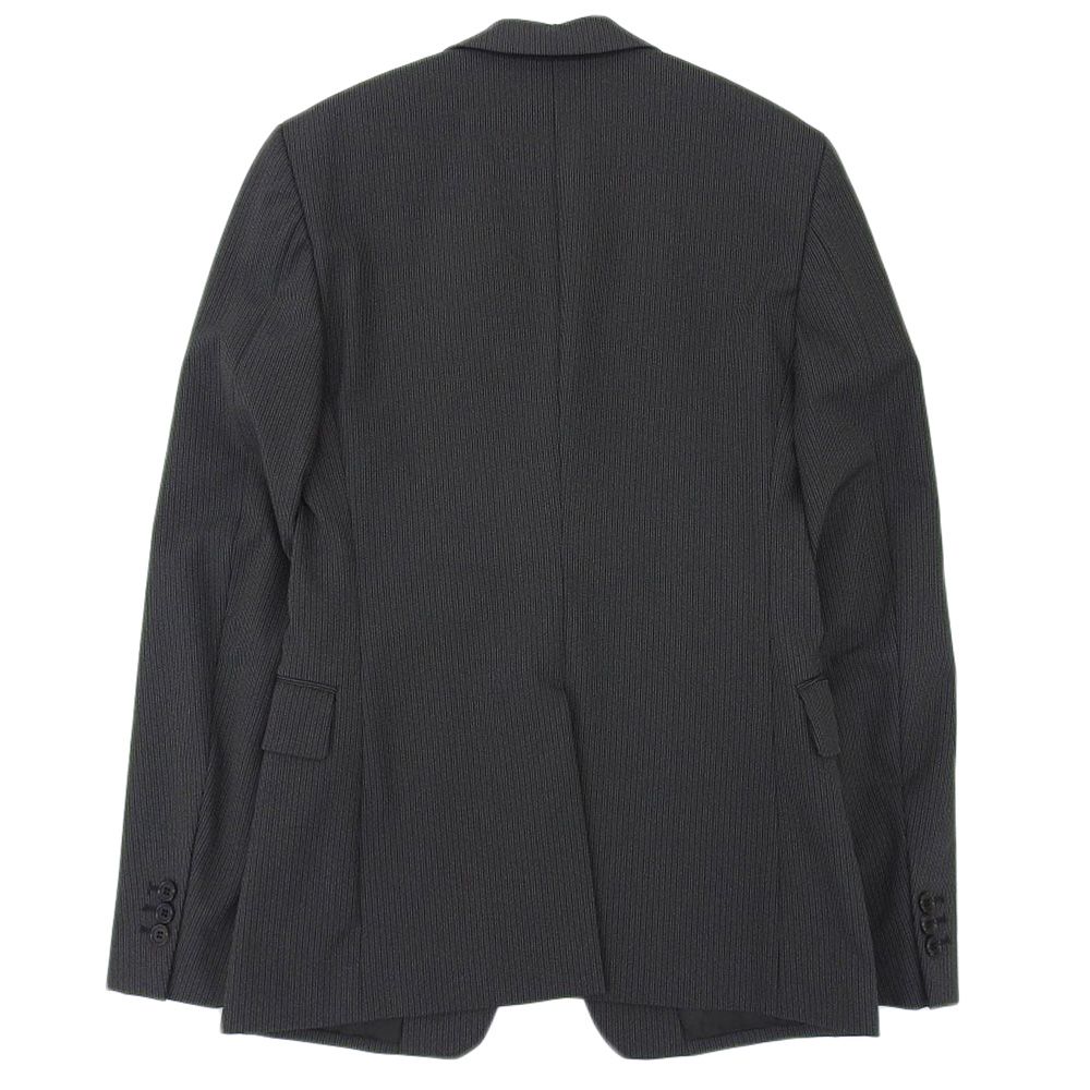 美品 PRADA プラダ ストライプ柄 ピークドラペル 2B シングル