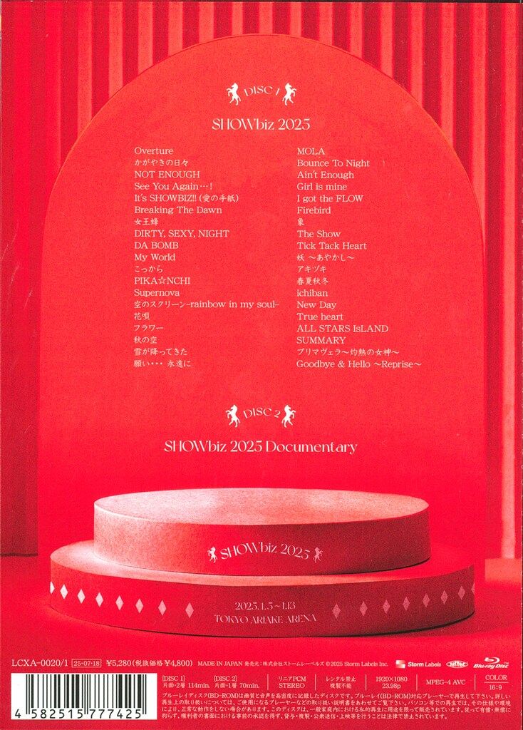 アイドル SHOWbiz 2025 Blu-ray SHOWbiz 2025
