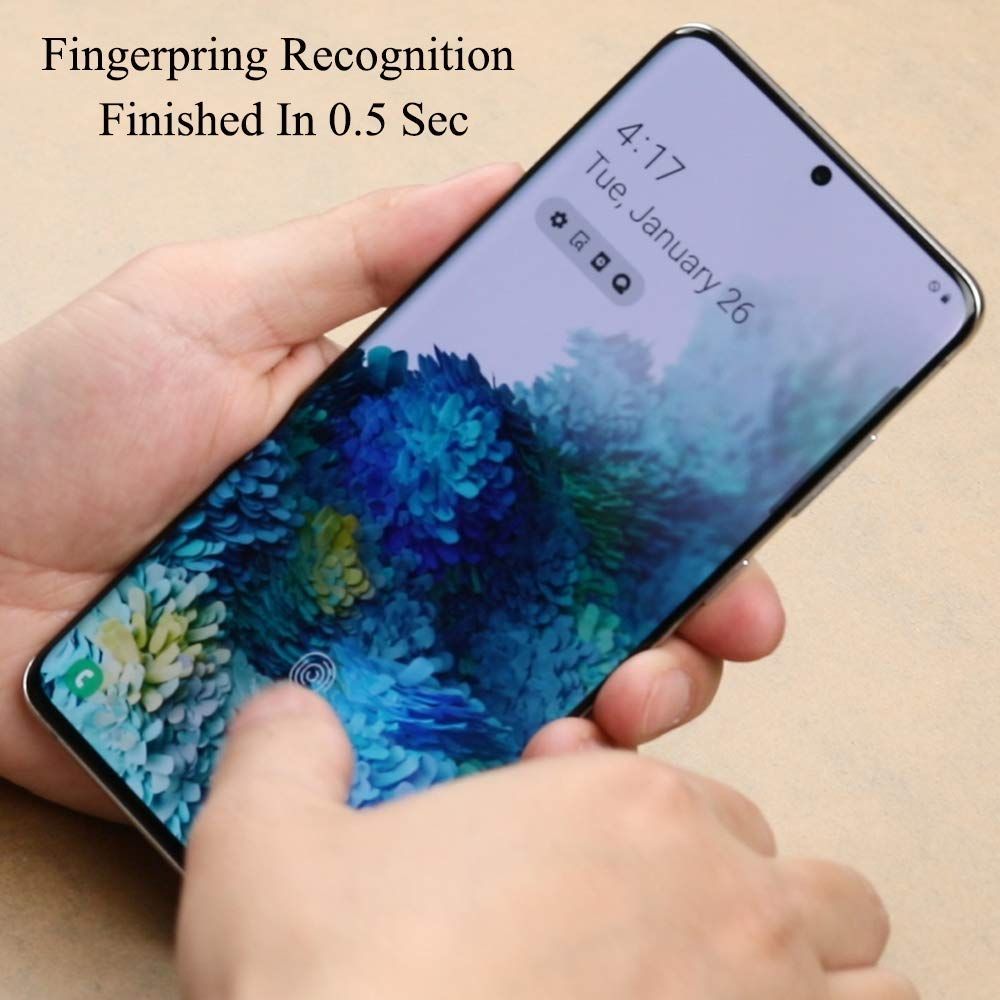 スマートフォン・携帯電話 【人気商品】指紋認証対応 背面保護フィルム付き カメラレンズプロテクター付き 専用保護フィルム2枚入り 5G 気泡な Ultra S21 Galaxy Samsung Ibywind