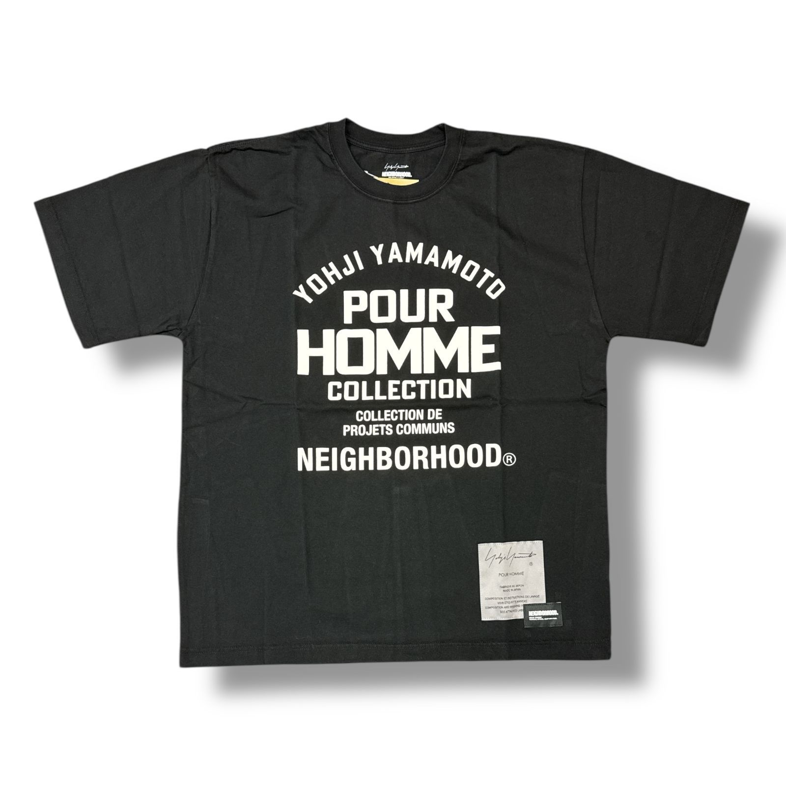 未使用品 Yohji Yamamoto × NEIGHBORHOOD 25SS TEE SS-2 コラボ