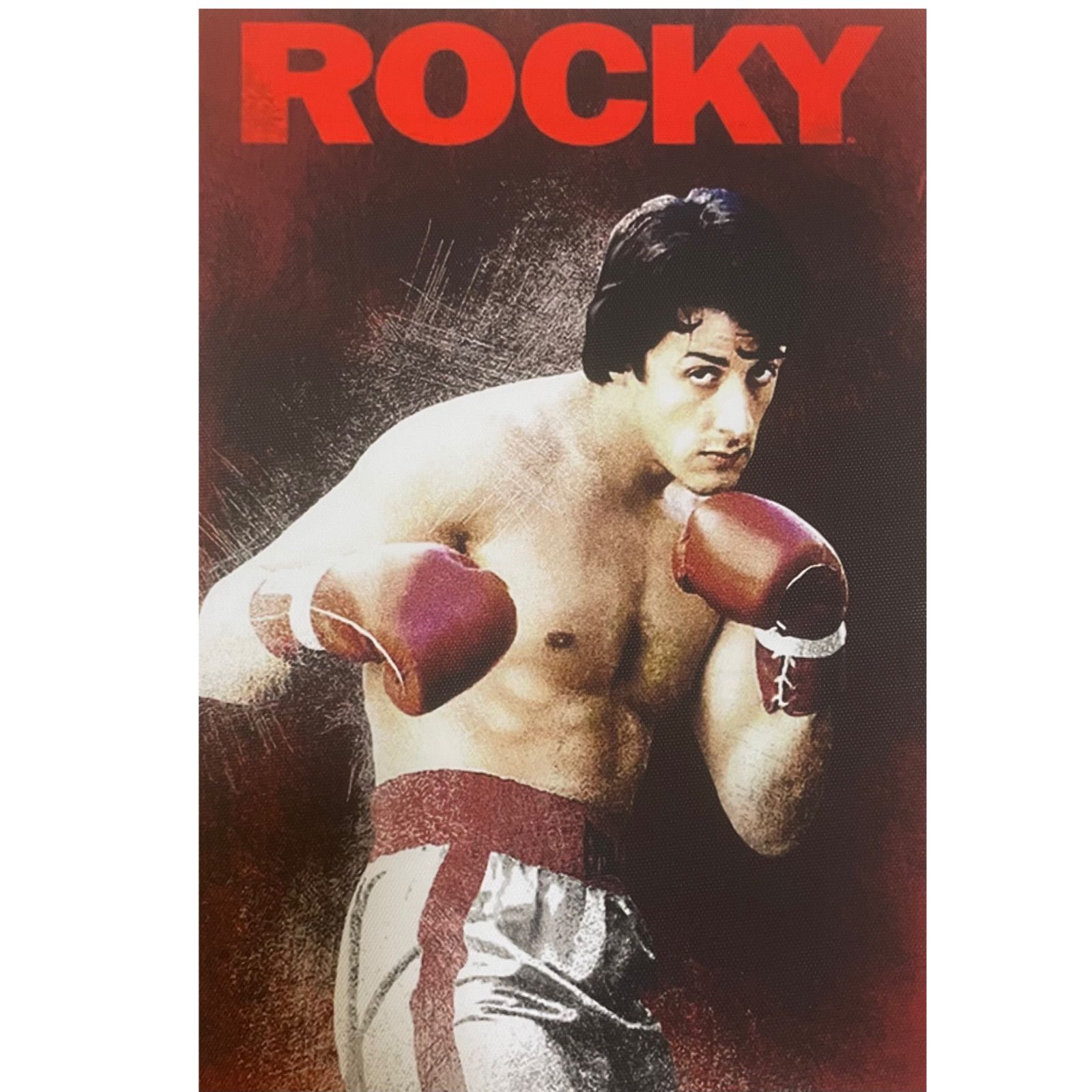 70年代 ビンテージ ロッキー シルベスター・スタローン 映画 ポスター 当時物 ロッキー4 (1985) シルベスター・スタローン映画ポスター復刻版