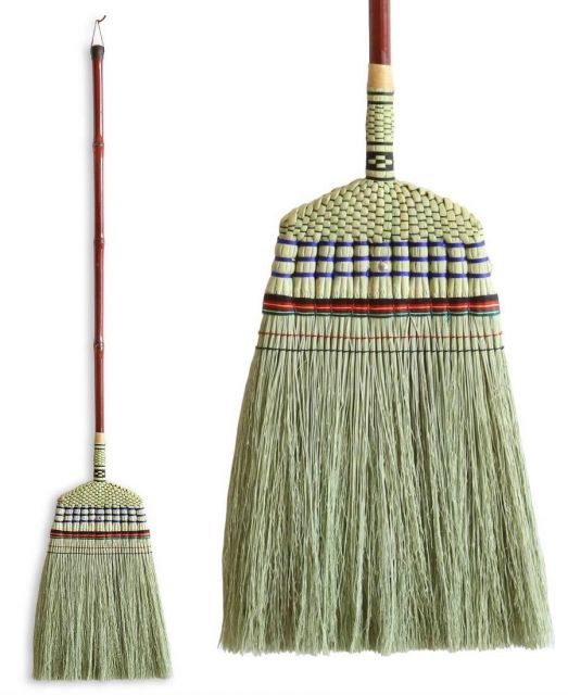 座敷ほうき 白木屋傳兵衛 長柄 江戸箒 ほうき ”長柄 11玉”