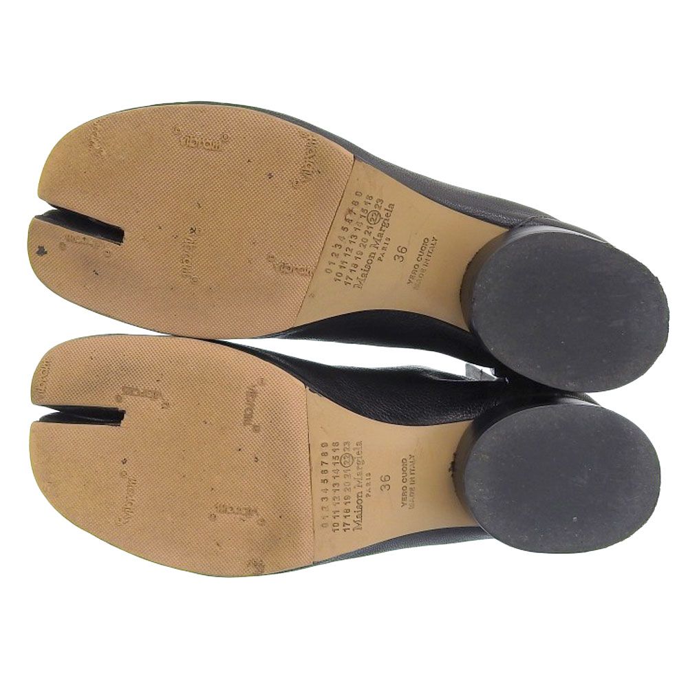 メゾンマルジェラ ラバー足袋ブーツ ブラック 36 Maison Martin