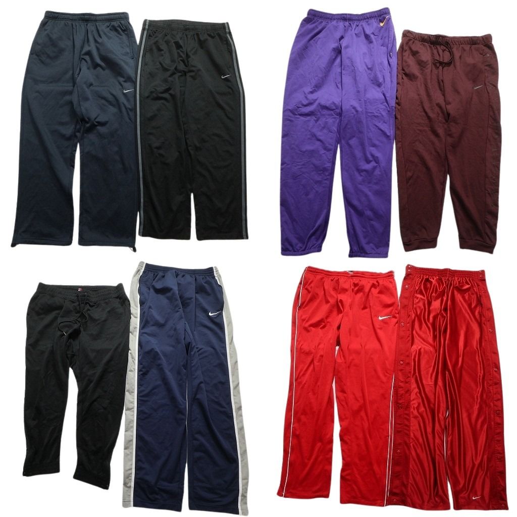 古着卸 ナイキ NIKE ジャージ パンツ 8枚セット メンズ XL |2XL スウォッシュロゴ バスケパンツ 古着 NA7719