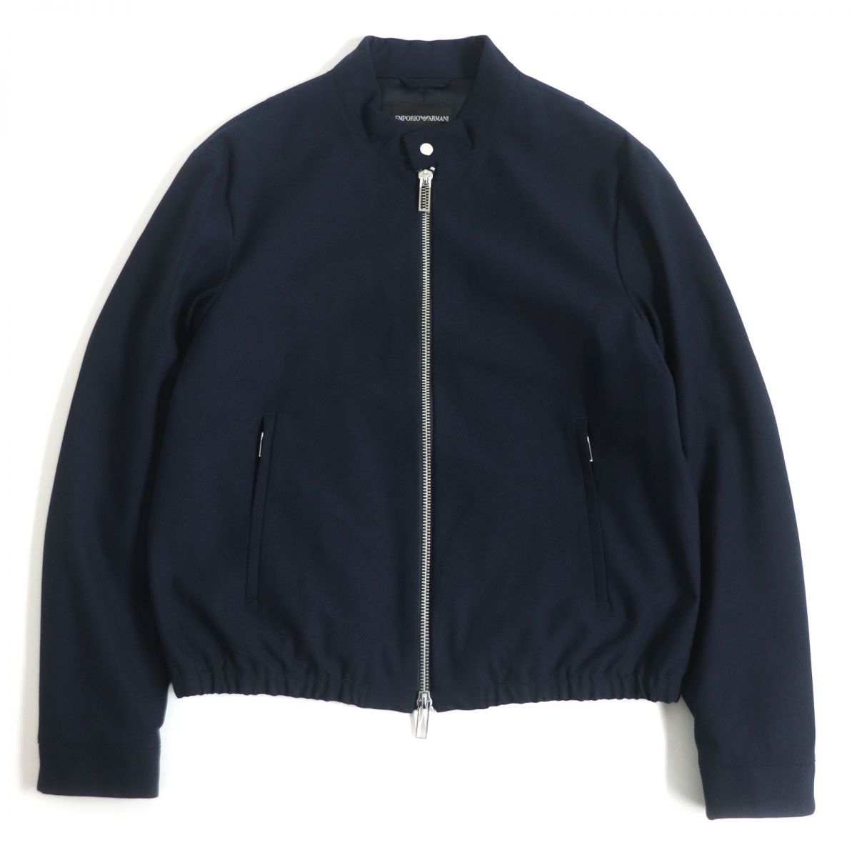 極美□18AW 黒タグ EMPORIO ARMANI/エンポリオアルマーニ WZIP 中綿 