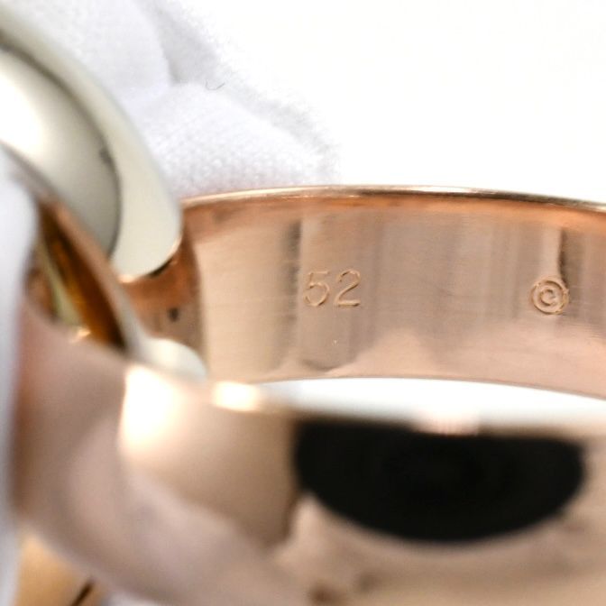 Cartier カルティエ トリニティリング XL 3連リング K18 スリーカラー