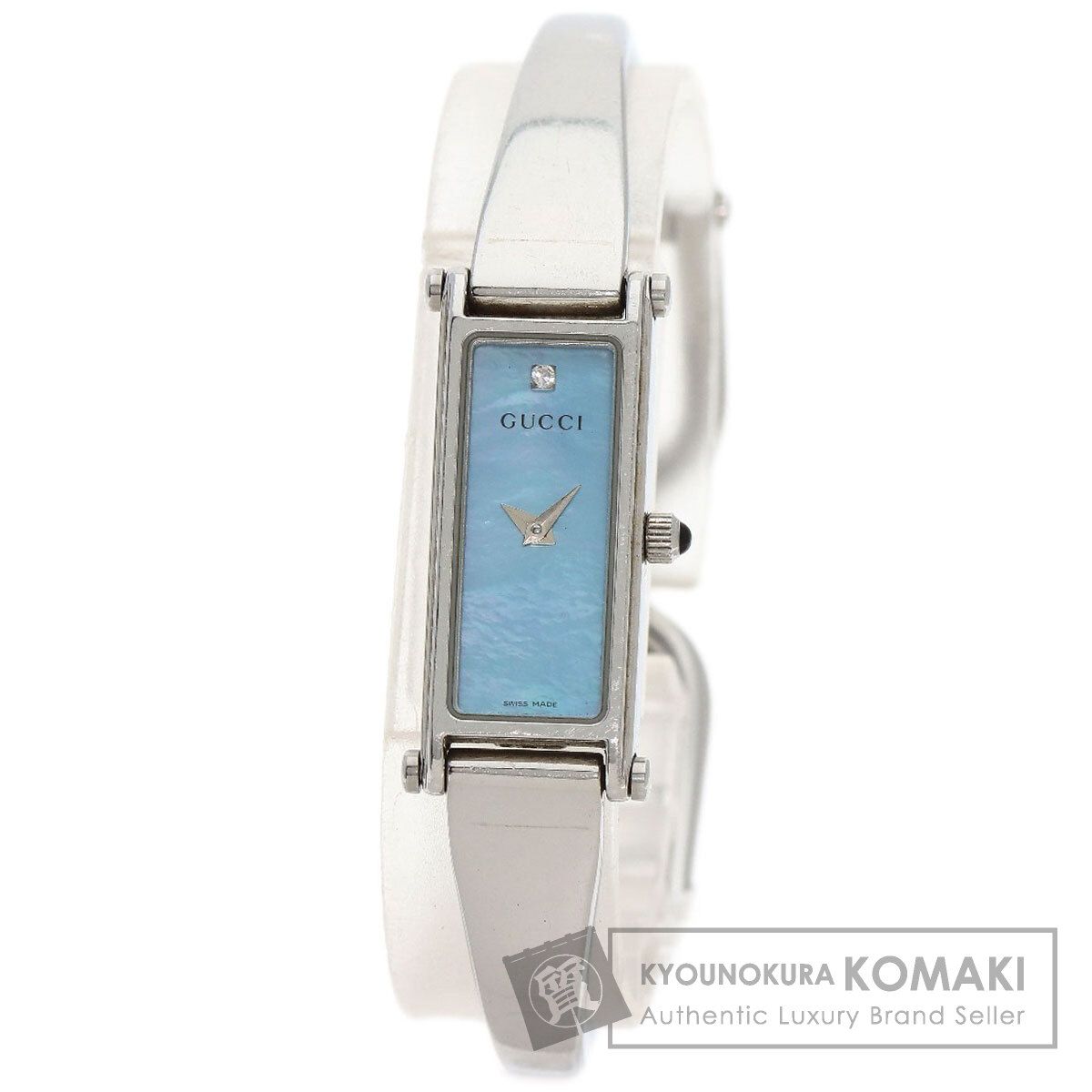 GUCCI グッチ 1500L ホワイトシェル ゴールド レディース腕時計 GUCCI グッチ 腕時計 - 1500L レディース シェル文字盤 ホワイトシェル