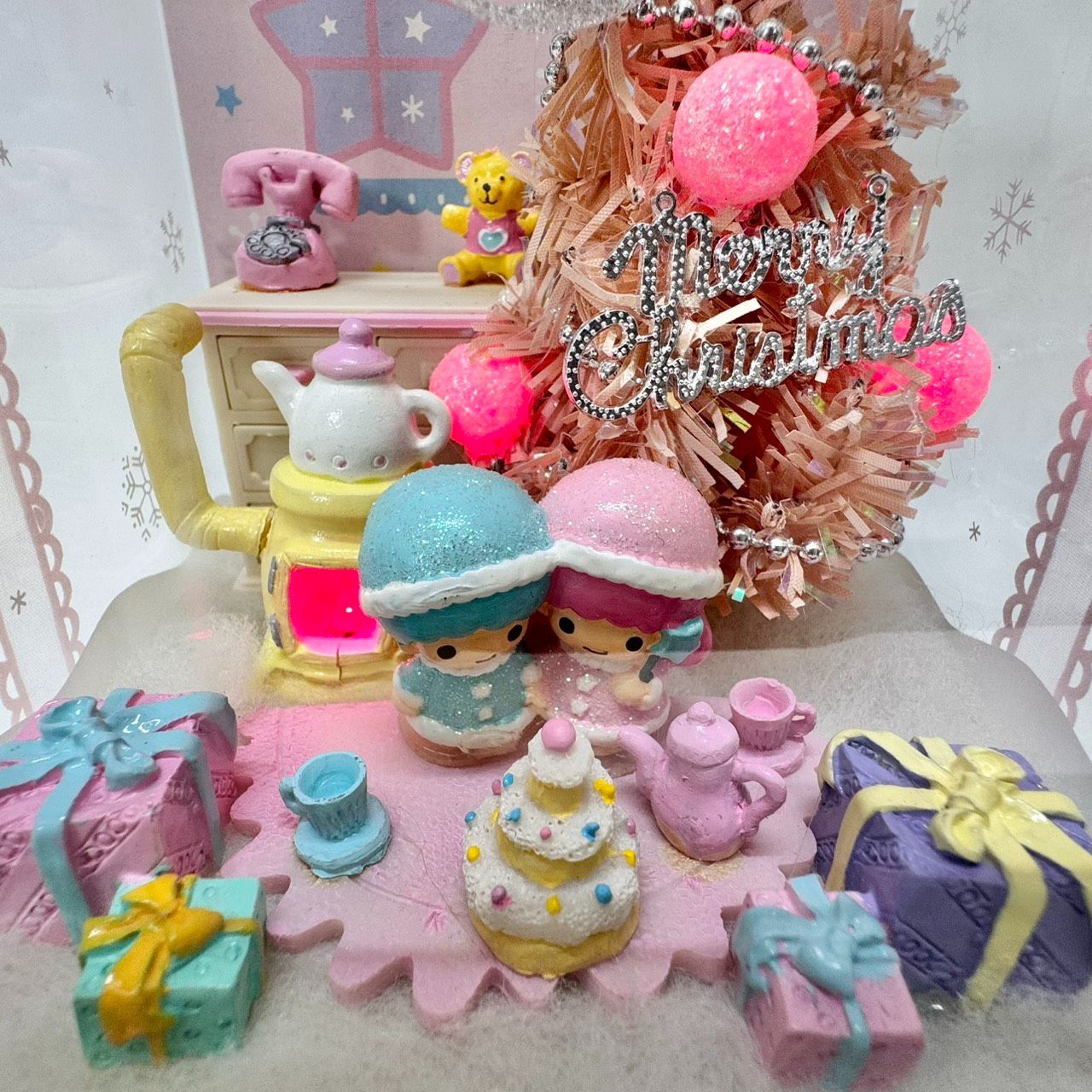 サンリオ　リトルツインスターズ　TSジオラマエンビツリー リトルツインスターズ TSジオラマエンビツリー サンリオ クリスマス