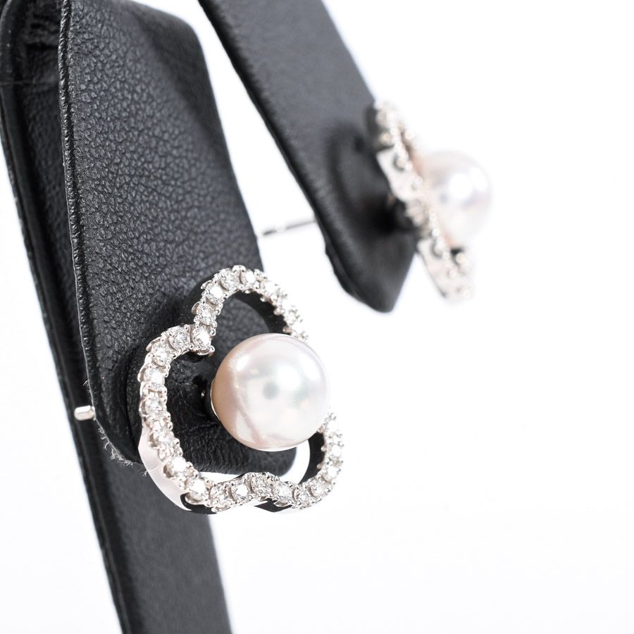 アクセサリー TASAKI TASAKI タサキ イヤリング パール 真珠 6.5-7.1mm ダイヤ