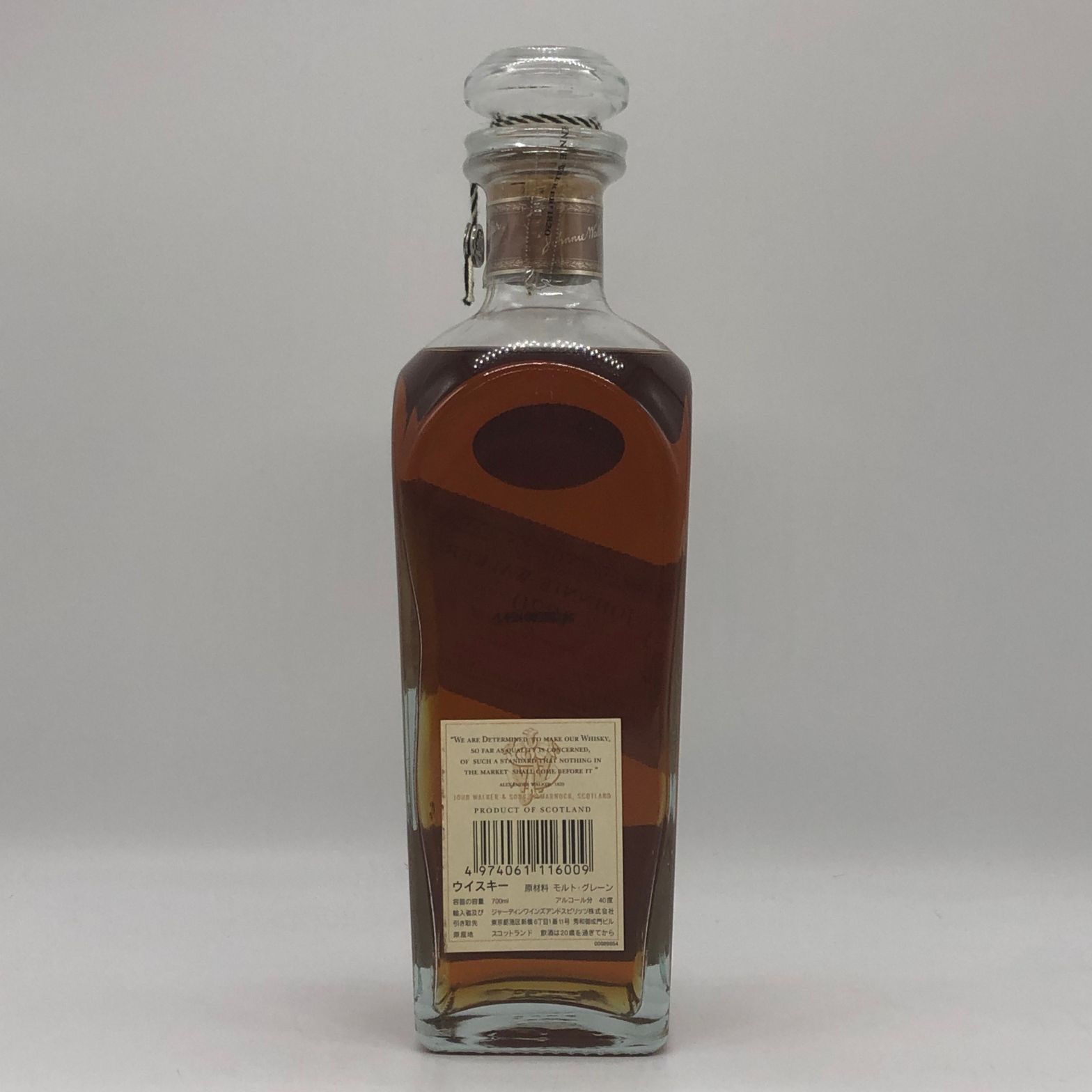 Johnnie Walker 1820 ウイスキー 700ml 40％ 定番，得価 ◇未開栓