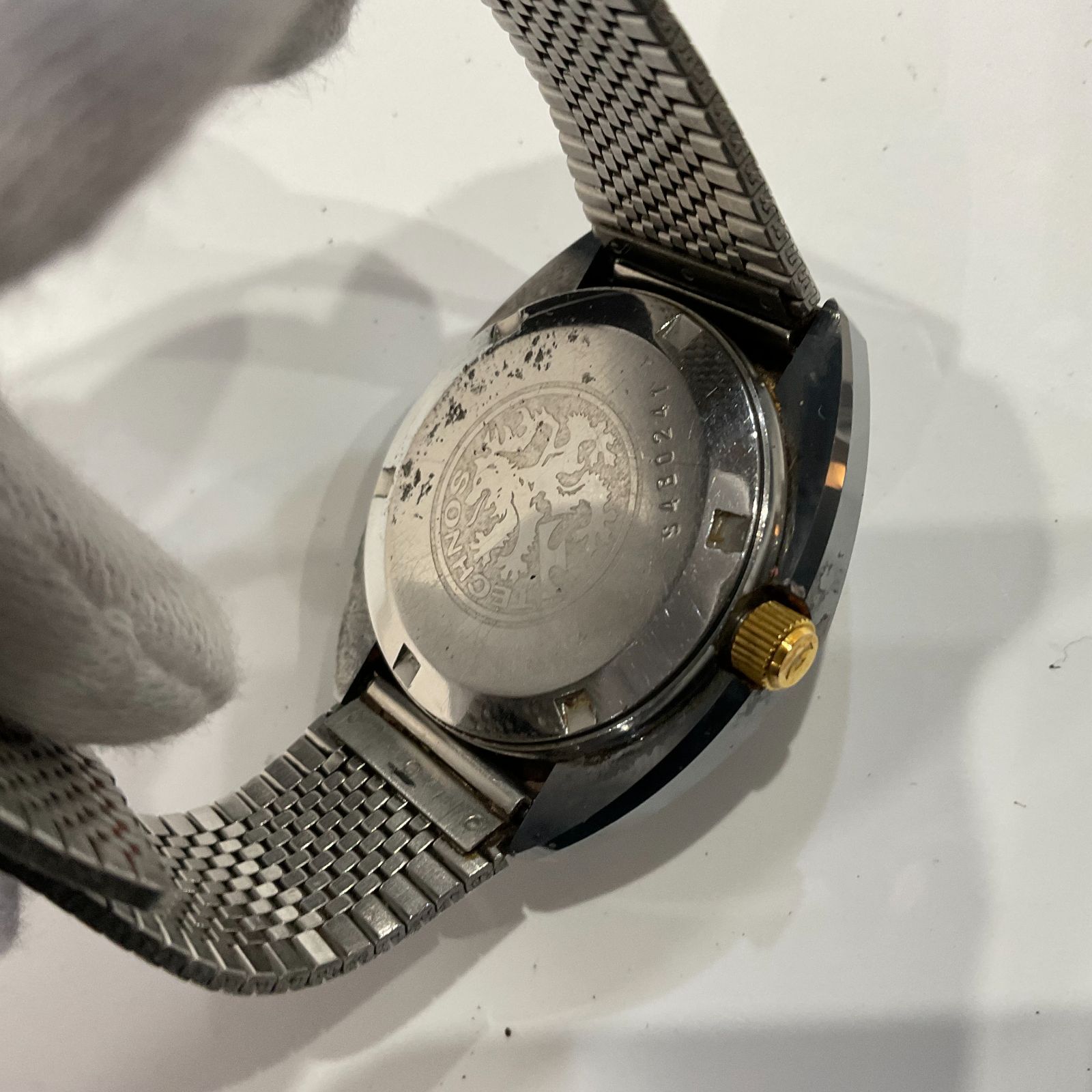 デッドストック 70s ORIENT Bon Soir 手巻 日本製 腕時計 オリエント