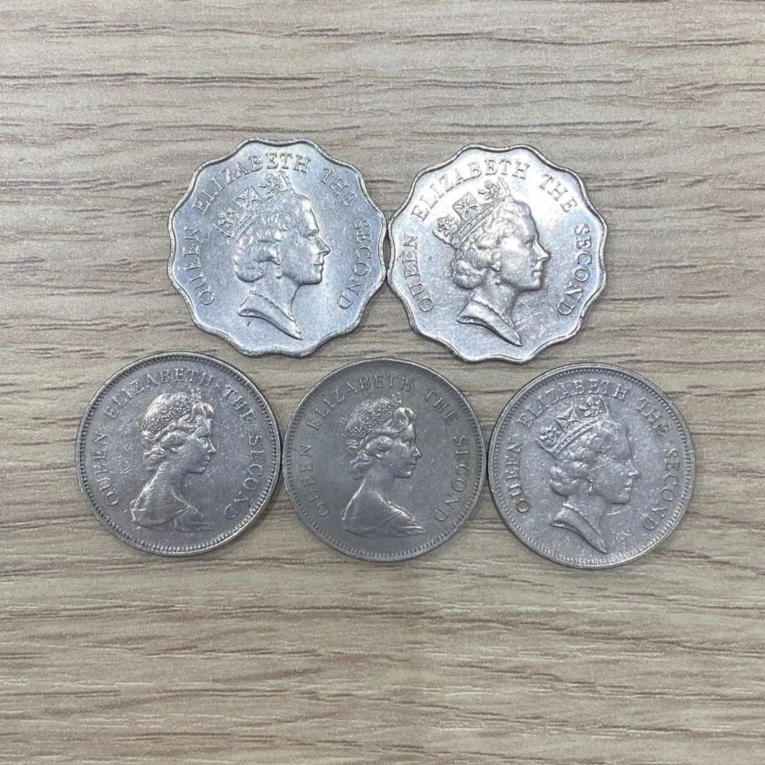 香港 硬貨セット 1ドル 2ドル - メルカリ