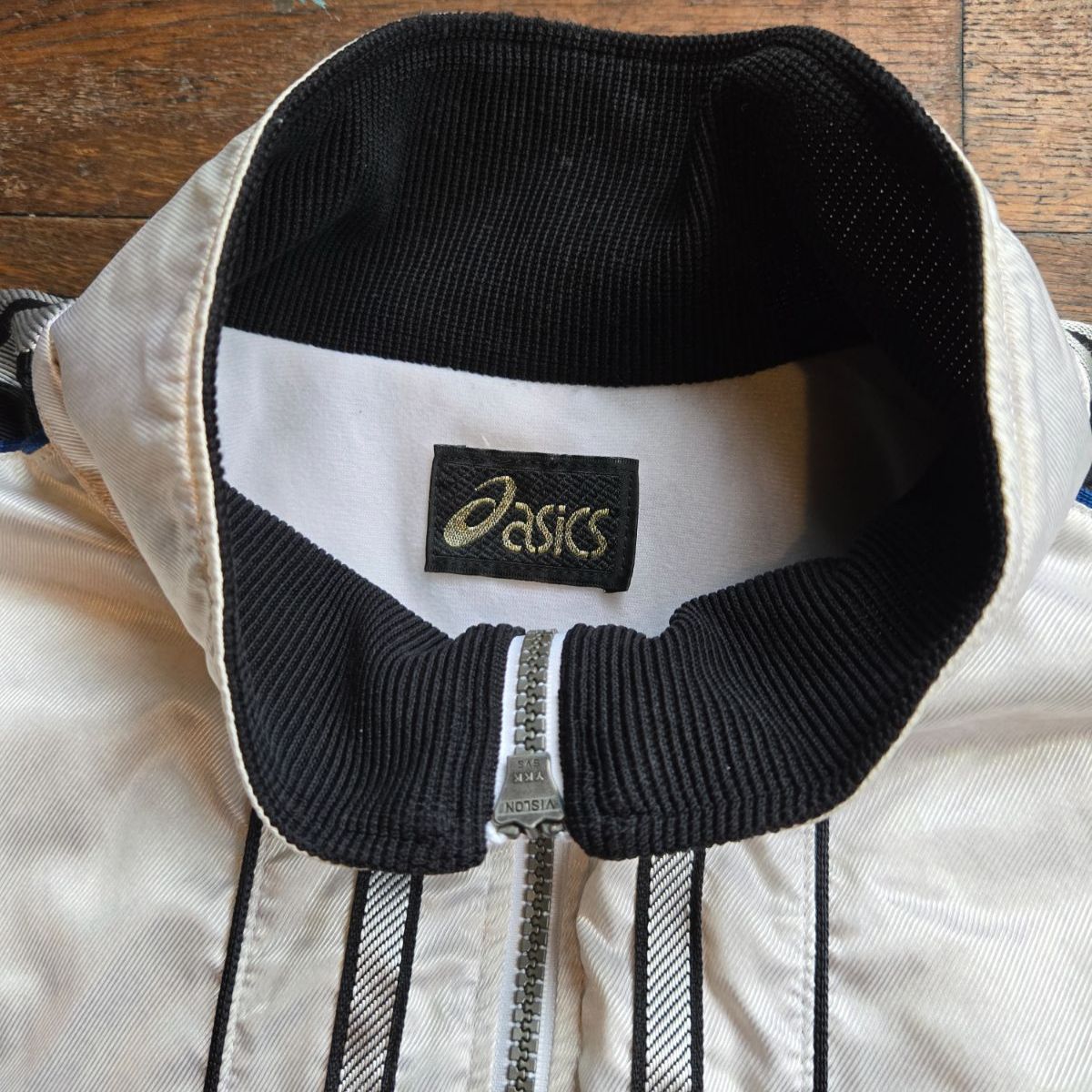 レア度高め 90s オールドアシックス トラックジャケットパンツ セットアップ 90年代 asics アシックス デザイントラックジャケット トラック