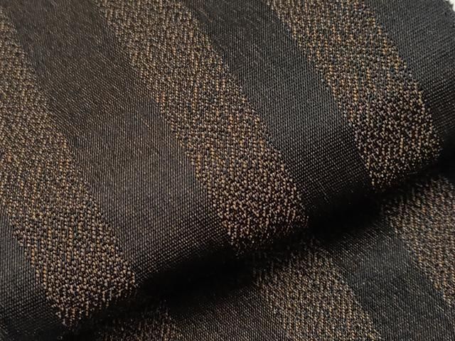 平和屋本店■極上　男性　両面　角帯　格子柄　黒地　金銀糸　CYAA1713s5 平和屋本店□極上 男性 両面 角帯 格子柄 黒地 金銀糸 CYAA1713s5