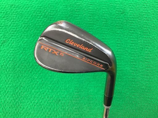 クリーブランド Cleveland RTX-6 ZIPCORE ブラックサテン 52°|10° MID ウェッジ WG 純正特注シャフト フレックスS メンズ 男性用 右利き 右用 Dランク ゴルフクラブ