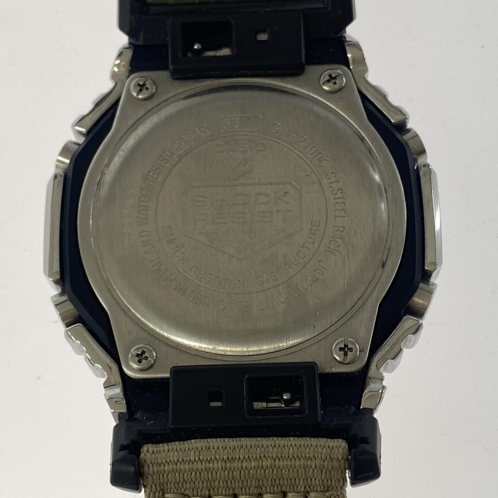 G-SHOCK腕時計|ブラック×カーキ