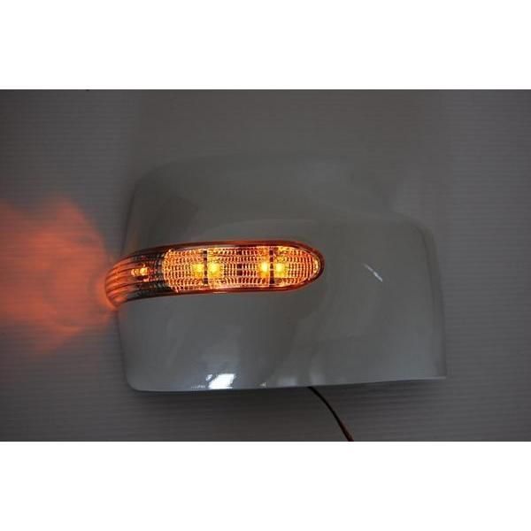 未塗装 LEDウインカードアミラーカバー交換タイプ JB23Wジムニー 6型〜 JB43Wジムニーシエラ 5型〜 DA64V DA64W エブリイ バン ワゴン 電動格納ミラー車用 lm-y12-np