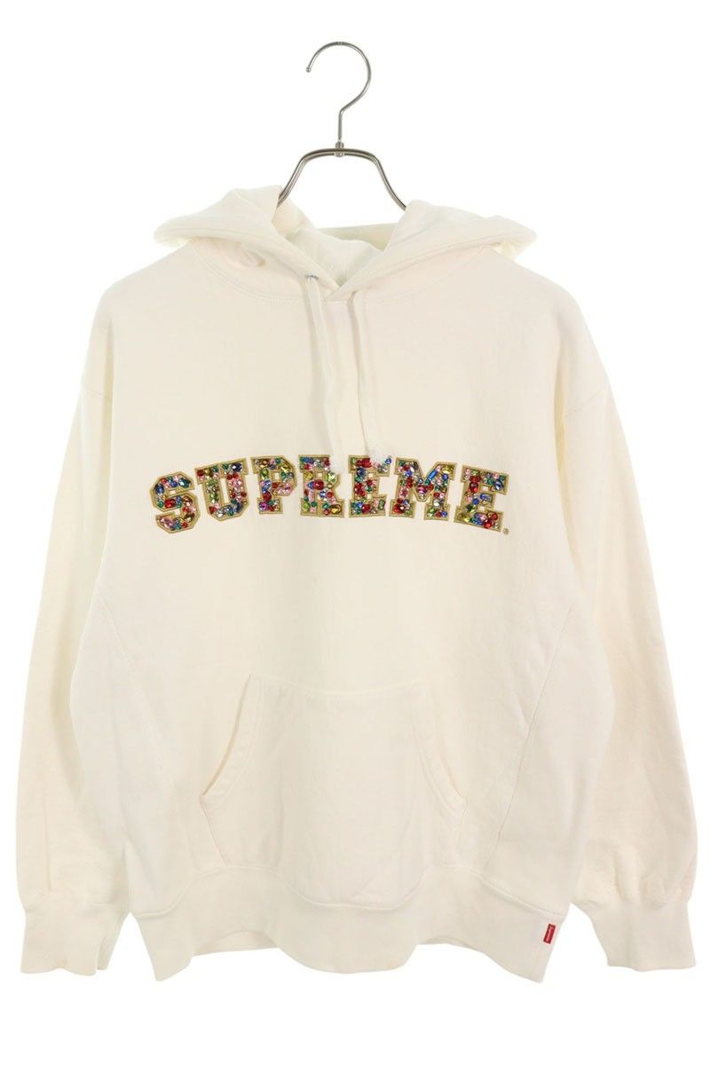 シュプリーム 20AW Jewels Hooded Sweatshirt ジュエルロゴプル