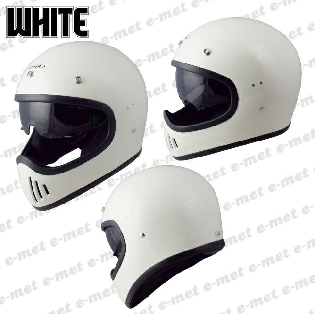 昭和レトロフルフェイス 族ヘル バイク ヘルメット ビンテージ