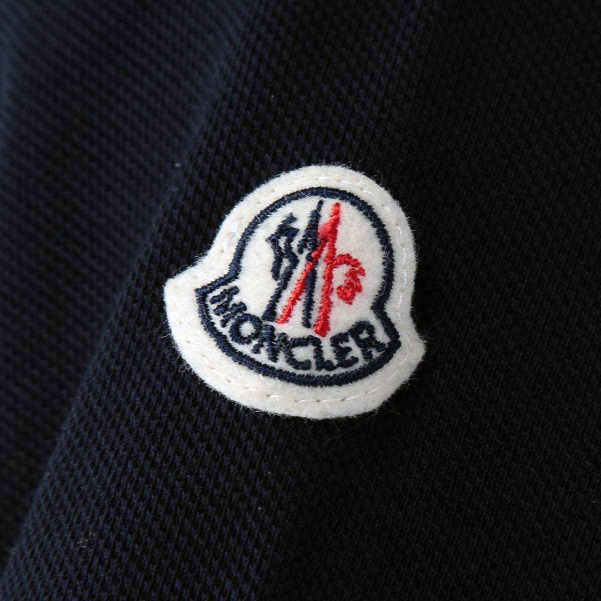 美品 MONCLER ネイビー ポロシャツ ロゴ刺繍 襟裏ロゴ L 通販 人気】 中古・古着通販】MONCLER (モンクレール) ネイビー