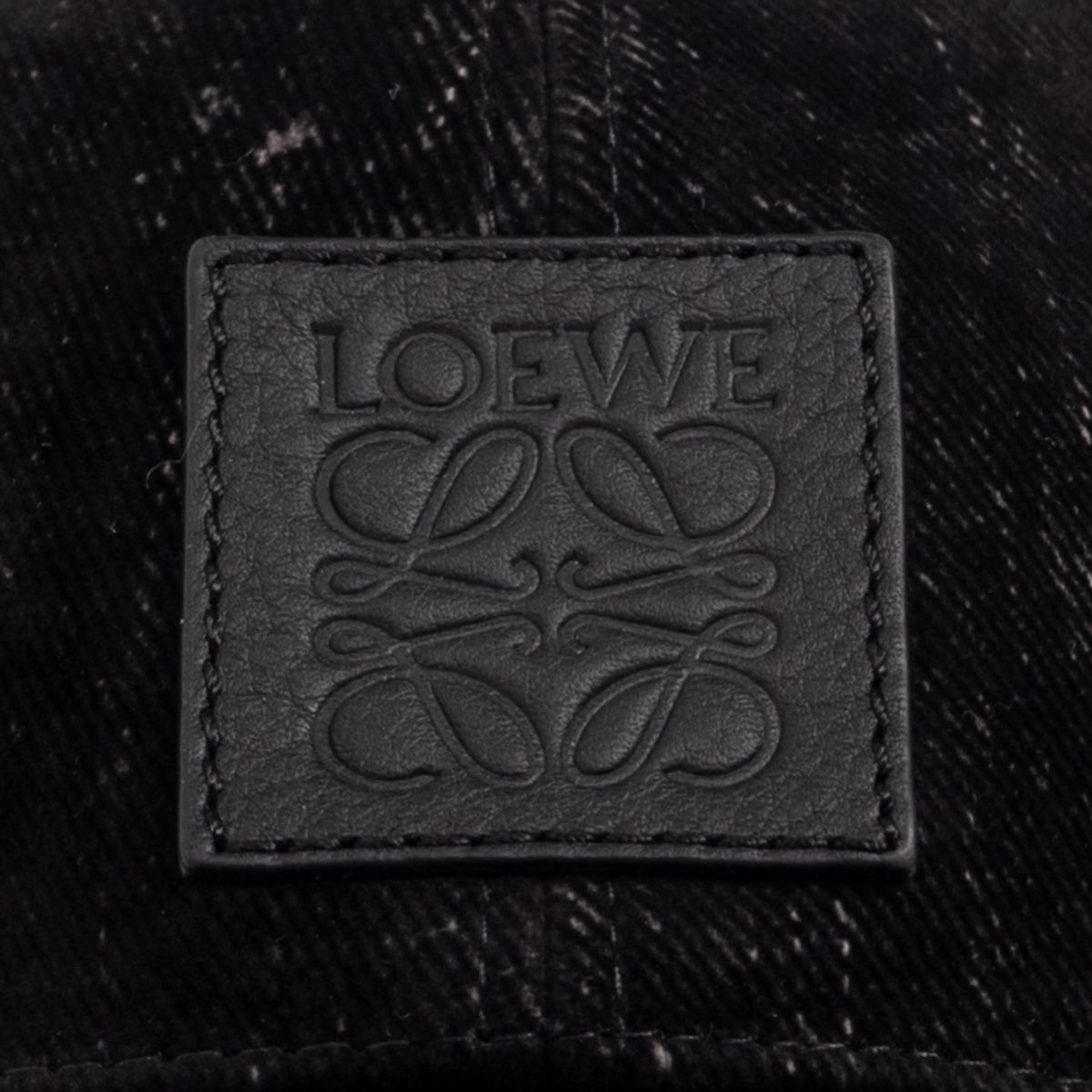 ロエベ/LOEWE 帽子 メンズ PATCH CAP キャップ BLACK K820AA2X01