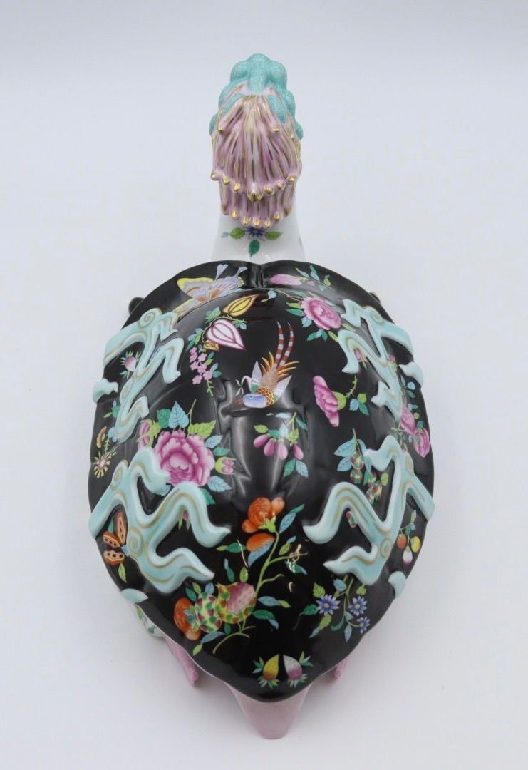 ヘレンド　ドラゴンタートル　龍亀　SP225VT 世界150体限定　陶器置物 希少 ヘレンド HEREND ドラゴンタートル 龍亀 SP225VT 世界150体